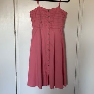 Sweat Treat Pink Button-Up Dress, Lulus